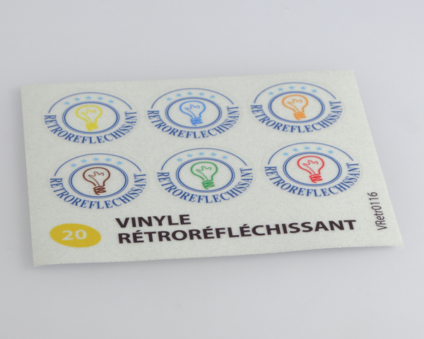 sticker rétroréfléchissant