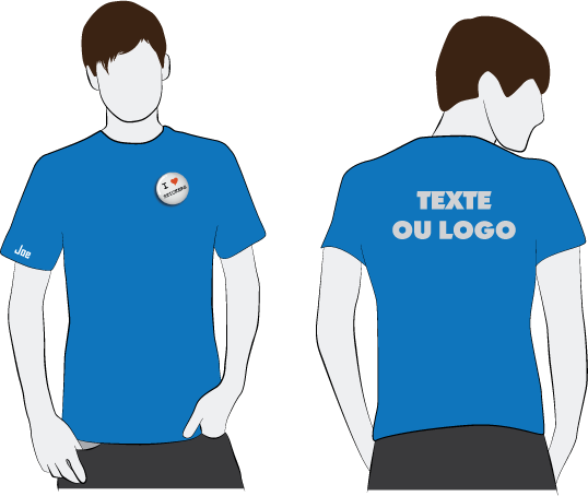 Imprimer logo top sur vetement